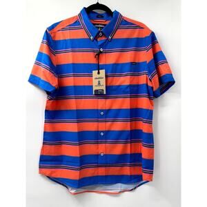 Chubbies Performance Friday Shirt Men's Medium Multicolor Striped‎ Button-Down